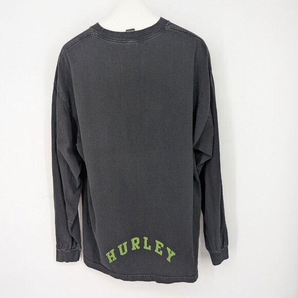 Vintage Hurley T Shirt Men Size 2XL Graphic Print Skater Grunge Distressed Surf - Picture 2 of 11